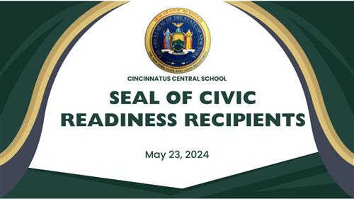 Seal of Civic Readiness Ricipients